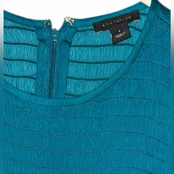 Ann Taylor Smocked Bodice Sleeveless Maxi Dress Emerald Green Size 4 - Picture 8 of 16